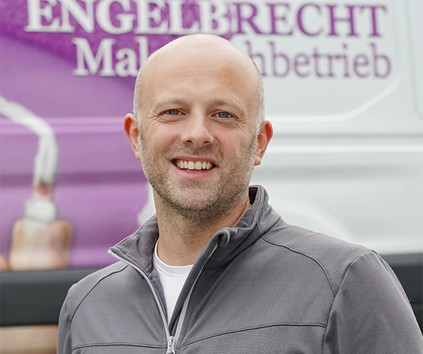 Portrait von Boris Friedrich, Betriebsleiter des Engelbrecht Malerfachbetriebs in Seybothenreuth
