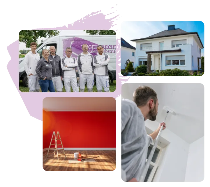 Fotocollage über den Engelbrecht Maler in Seybothenreuth